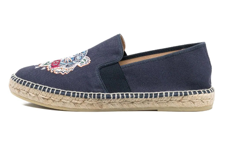 Kenzo Embroidered Espadrilles 'Navy Blue'