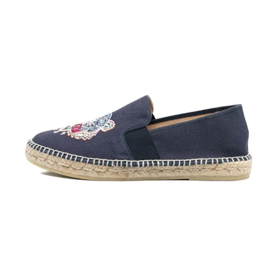 Kenzo Embroidered Espadrilles 'Navy Blue'