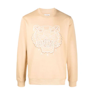 KENZO Embroidered Logo Long Sleeve Sweatshirt FB65SW1254XH-13