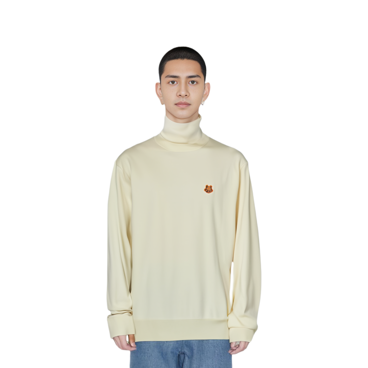 Purchase KENZO Baju Sejuk Turtleneck Sulam Harimau Wool Kuning Cerah FB65PU6433TA-04