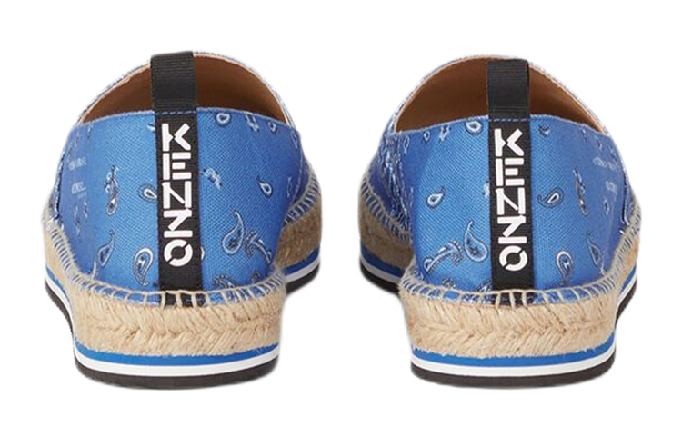Purchase Kenzo Alpargatas Plataforma 'Azul Real' FC55ES195F74-71