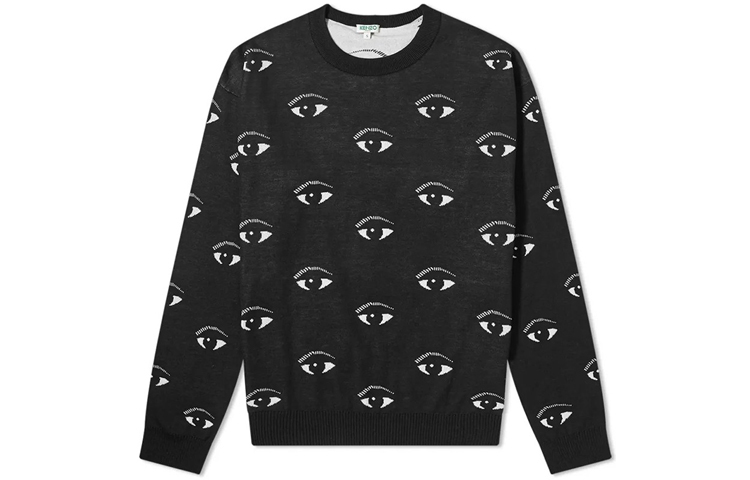 KENZO Eye Logo Crewneck Sweatshirt Black 5PU502-3XF-99