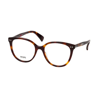 KENZO Eyeglasses Cat-Eye Tortoiseshell Anti-Blue Light Unisex Optical Frames KZ50200I053