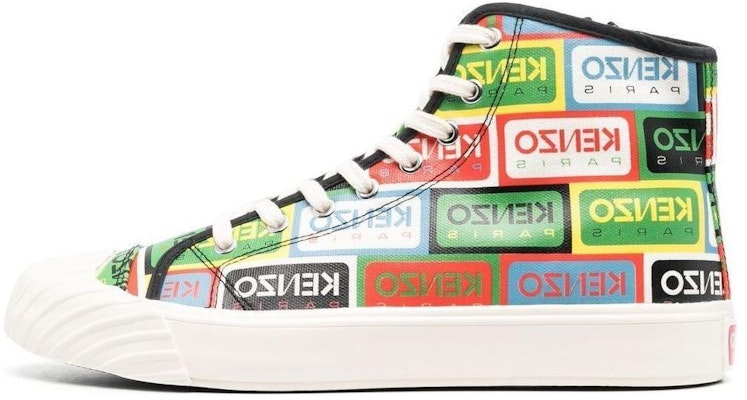 Kenzo Fabric Logo Print Sneakers 'Colorful Fashion' FD55SN020F75.MU Buy Kenzo Fabric Logo Print Sneakers 'Colorful Fashion' FD55SN020F75.MU