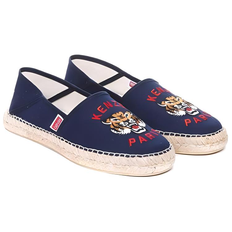 Kenzo Fabric Simple Fashion Shoes 'Deep Blue Fisherman' 圖 3