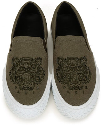 ケンゾー タイガースリッポン (オリーブグリーン) FA65SN200F70-50 Shop ケンゾー タイガースリッポン (オリーブグリーン) FA65SN200F70-50