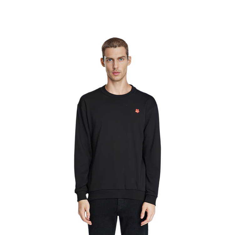 KENZO Floral Embroidered Crewneck Sweater  Black FE55PU3813LB-99J 圖 5