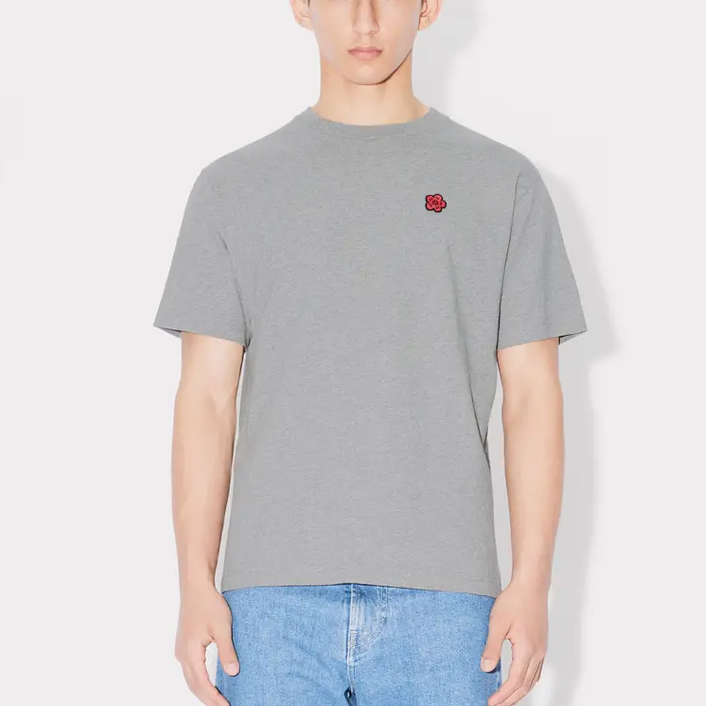 KENZO Floral Embroidered Crewneck T-Shirt SS24  Grey. FE65TS4744SG-94 圖 5