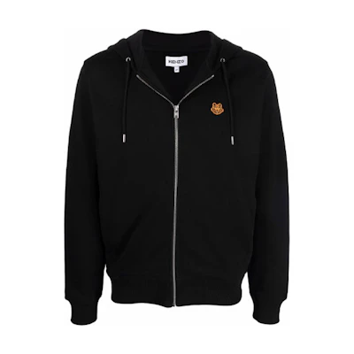 KENZO FW21 Black Cotton Hoodie Jacket FB55BL7214ML-99
