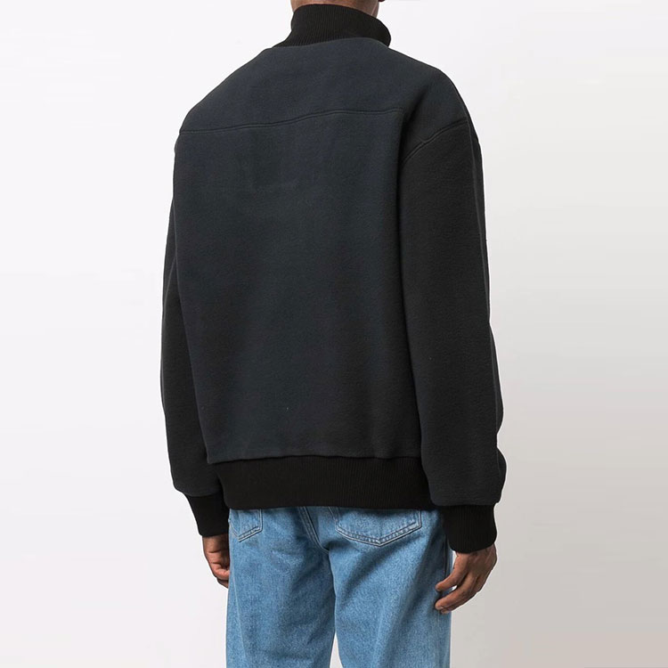 Purchase 겐조 FW21 블랙 로고 자수 하프집업 긴팔 스웨트셔츠 FB65SW5254MP-99