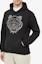 Shop KENZO FW21 Black Hoodie with Logo and Tiger Embroidery. FB65SW3344XF-99