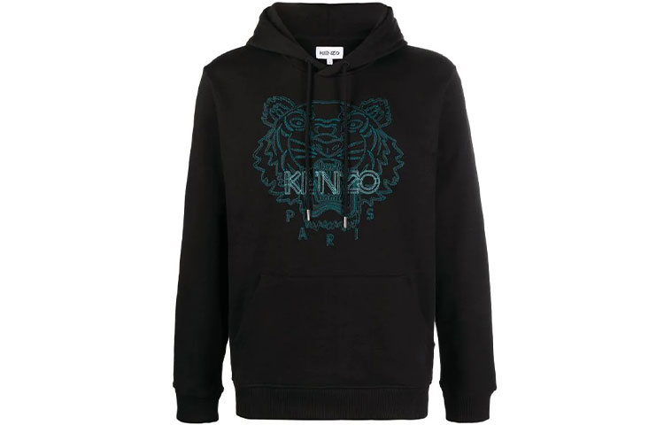 KENZO FW21 Black Hoodie with Tiger Head Embroidery FB65SW3304MX-99 圖 2