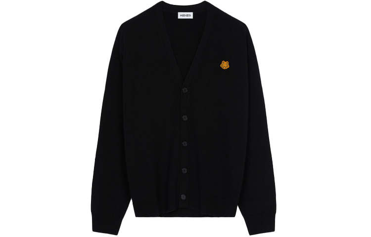 KENZO FW21 Black Merino Wool Sweater with Tiger Logo. FB65CA6353TA-09 圖 2