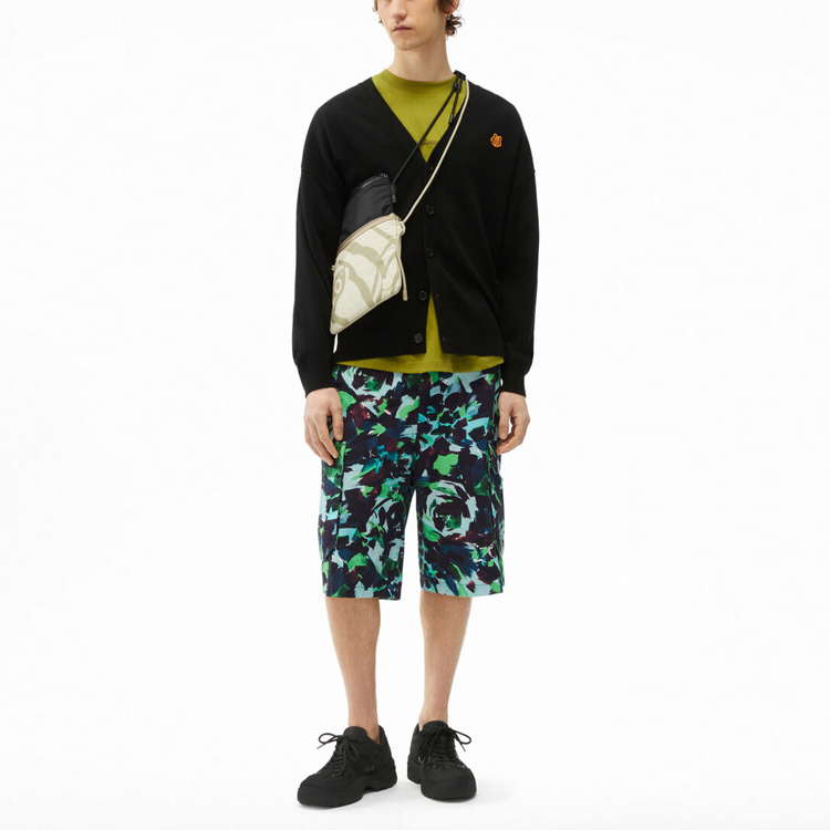 KENZO FW21 Black Merino Wool Sweater with Tiger Logo. FB65CA6353TA-09 圖 4