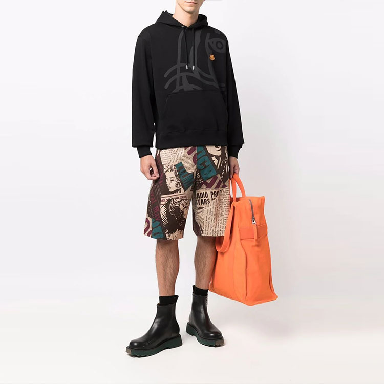 KENZO FW21 Black Sweatshirt with Tiger Head Embroidered Logo. FB65SW3054MO-99 圖 4