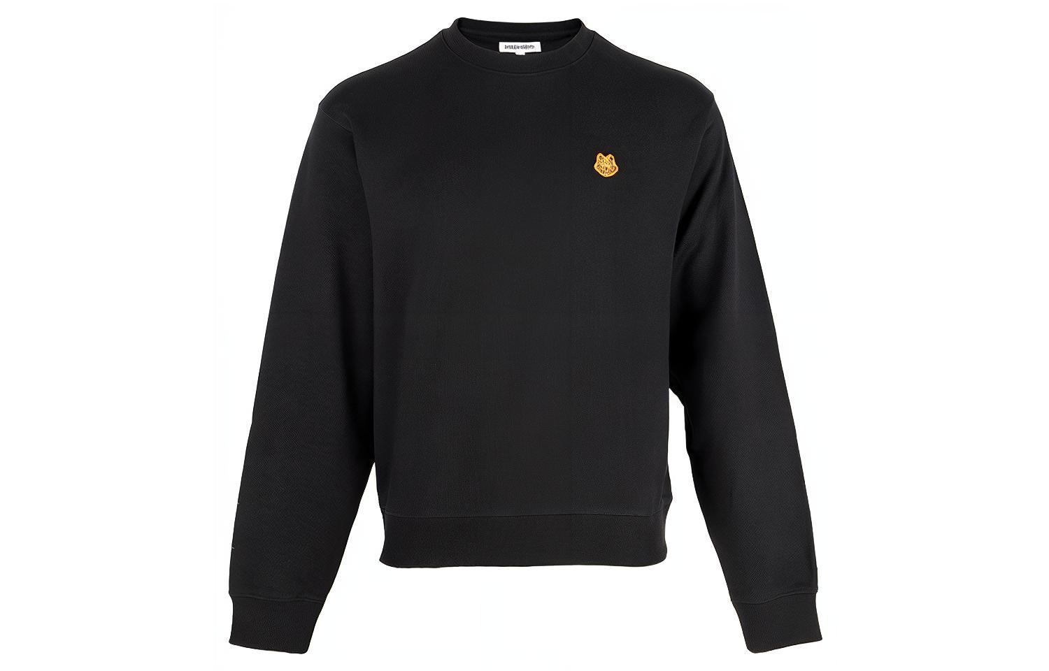 KENZO FW21 Black Tiger Embroidered Pullover Sweatshirt 5SW0064ML-99