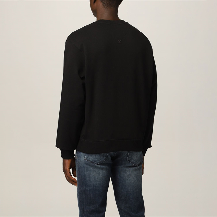 Purchase KENZO 2021秋冬黑色刺绣虎头套头卫衣 5SW0064ML-99