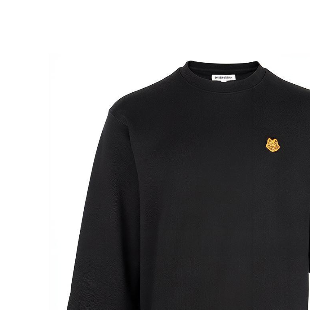Sizing KENZO 2021秋冬黑色刺绣虎头套头卫衣 5SW0064ML-99