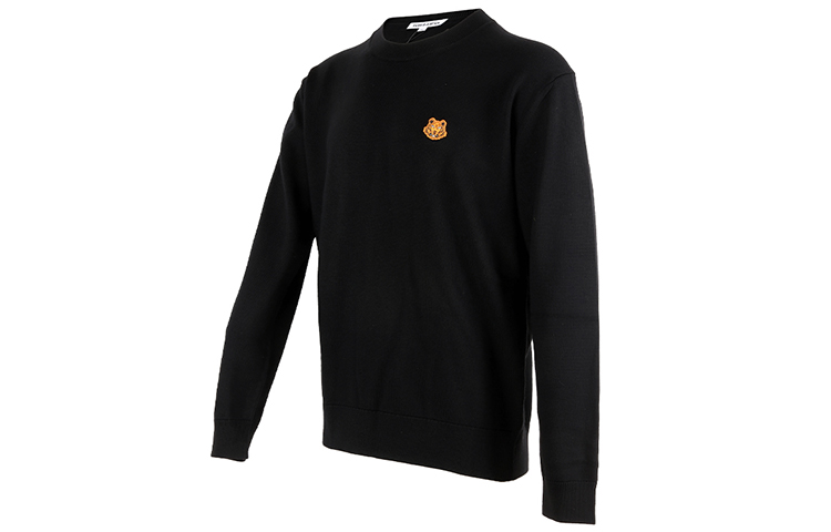 KENZO FW21 Black Tiger Embroidery Crewneck Knit Sweater 5PU5373TA-99 圖 5