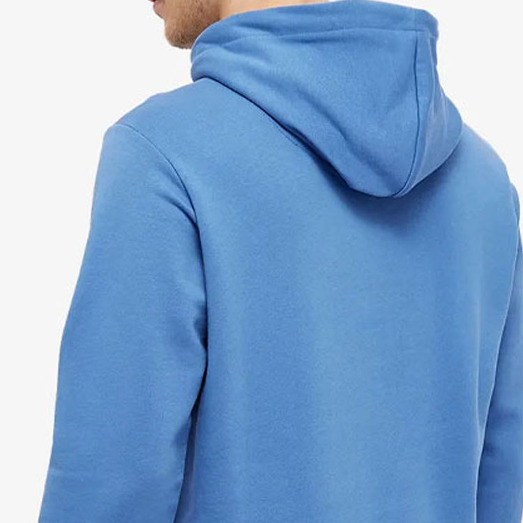 Sizing KENZO FW21 Hoodie Biru Longgar dengan Sulaman Kepala Harimau. FB65SW3334XA-72