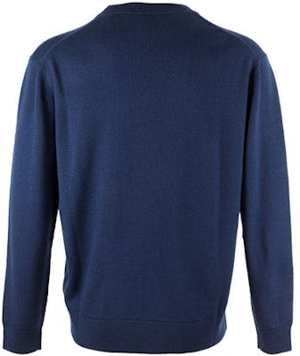 KENZO FW21 藍色圖案貼花男士羊毛針織毛衣 5PU5373TA-76 Lookbook KENZO FW21 藍色圖案貼花男士羊毛針織毛衣 5PU5373TA-76