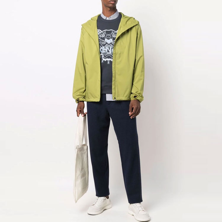 Purchase KENZO FW21 蓝色虎头刺绣圆领卫衣 FB65SW1244XF-79