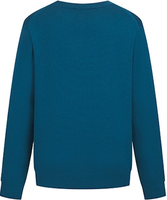 KENZO FW21 ブルー ウール セーター タイガー ヘッド刺繍入り. FB65PU6423TA-77 Lookbook KENZO FW21 ブルー ウール セーター タイガー ヘッド刺繍入り. FB65PU6423TA-77