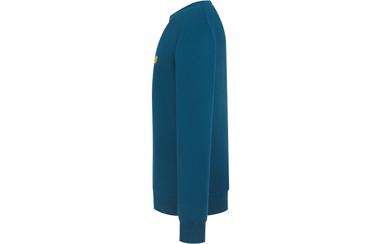 Shop KENZO FW21 ブルー ウール セーター タイガー ヘッド刺繍入り. FB65PU6423TA-77