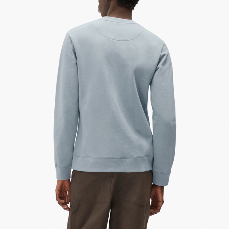 KENZO FW21 Capsule Logo Embroidered Crewneck Sweatshirt Blue Men’s. FB65SW1204MZ-62 圖 4