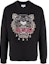 Buy KENZO FW21 클래식 타이거 로고 자수 크루넥 스웨트셔츠 블랙 FB65SW1234XA-99