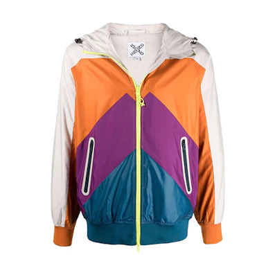 KENZO FW21 Color-Block Hooded Jacket FB65BL1511NG-94