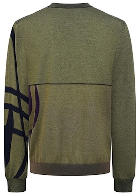 KENZO FW21 Baju Sejuk Grafik Leher Bulat Hijau FB65PU6403TC-50 Lookbook KENZO FW21 Baju Sejuk Grafik Leher Bulat Hijau FB65PU6403TC-50