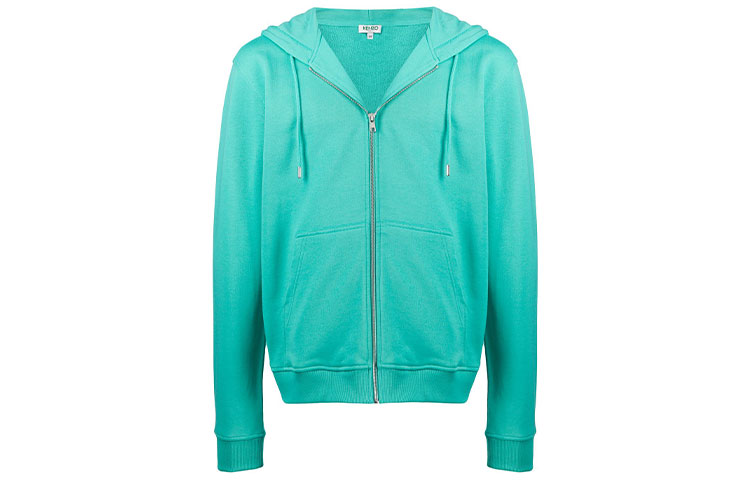 KENZO FW21 Green Hoodie with Tiger Embroidery Logo FA55BL7744U6-58