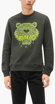 Kenzo FW21 Baju Sejuk Logo Harimau Hijau Sulaman FB65SW1204MB-51A Lookbook Kenzo FW21 Baju Sejuk Logo Harimau Hijau Sulaman FB65SW1204MB-51A