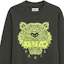 Purchase Kenzo FW21 Baju Sejuk Logo Harimau Hijau Sulaman FB65SW1204MB-51A