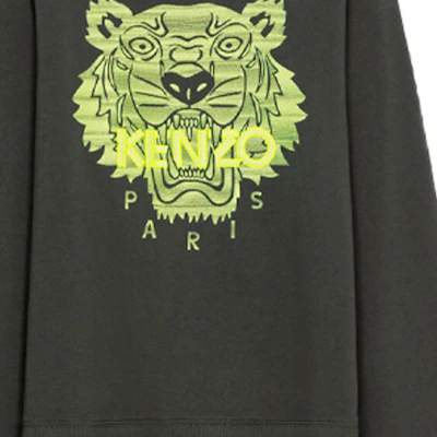 Kenzo FW21 Baju Sejuk Logo Harimau Hijau Sulaman FB65SW1204MB-51A Details for Kenzo FW21 Baju Sejuk Logo Harimau Hijau Sulaman FB65SW1204MB-51A