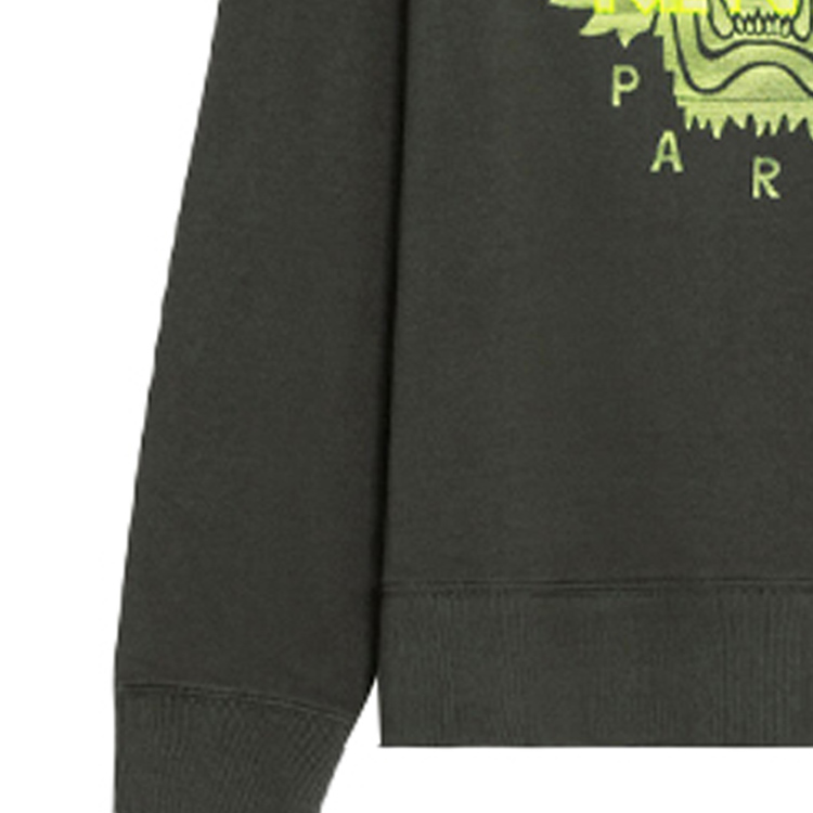 Kenzo FW21 Green Tiger Logo Embroidered Sweatshirt FB65SW1204MB-51A 圖 7