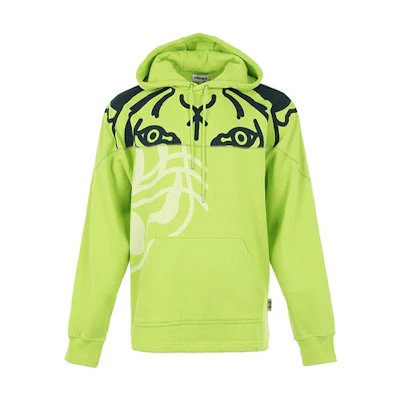 KENZO FW21 Green Tiger Print Hoodie FB65SW5384MO-45