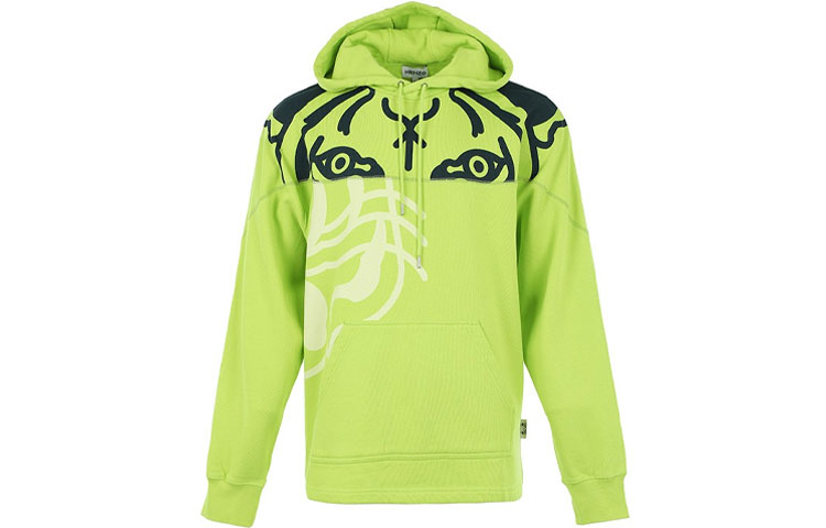 Order KENZO FW21 绿色虎纹印花连帽衫 FB65SW5384MO-45