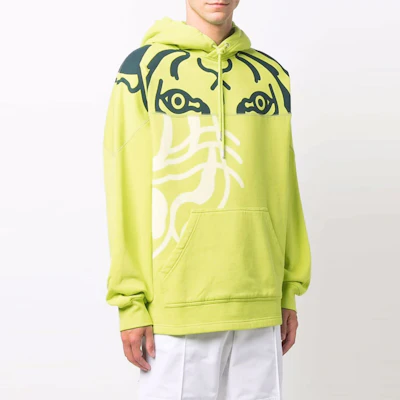 KENZO FW21 绿色虎纹印花连帽衫 FB65SW5384MO-45 Sizing KENZO FW21 绿色虎纹印花连帽衫 FB65SW5384MO-45