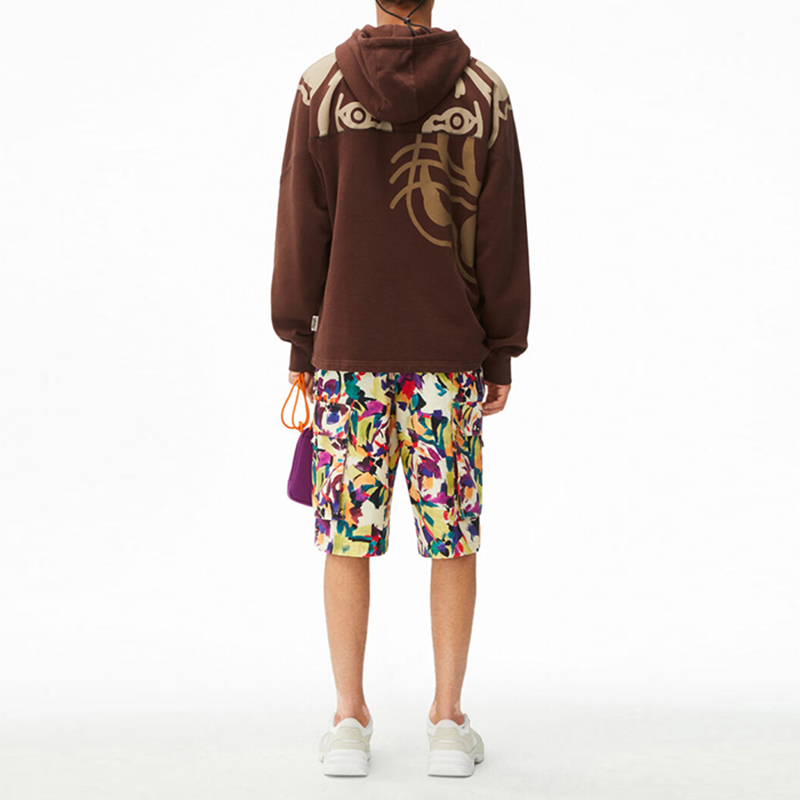 KENZO FW21 K-Tiger Oversized Hoodie Brown Fashion Sweatshirt. FB65SW5384MO-90 圖 5