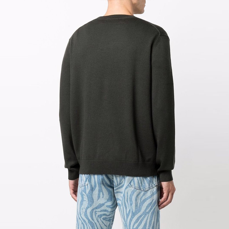 KENZO FW21 Knit Sweater Dark Green Letter Print Crewneck. FB65PU6393LA-97 圖 4