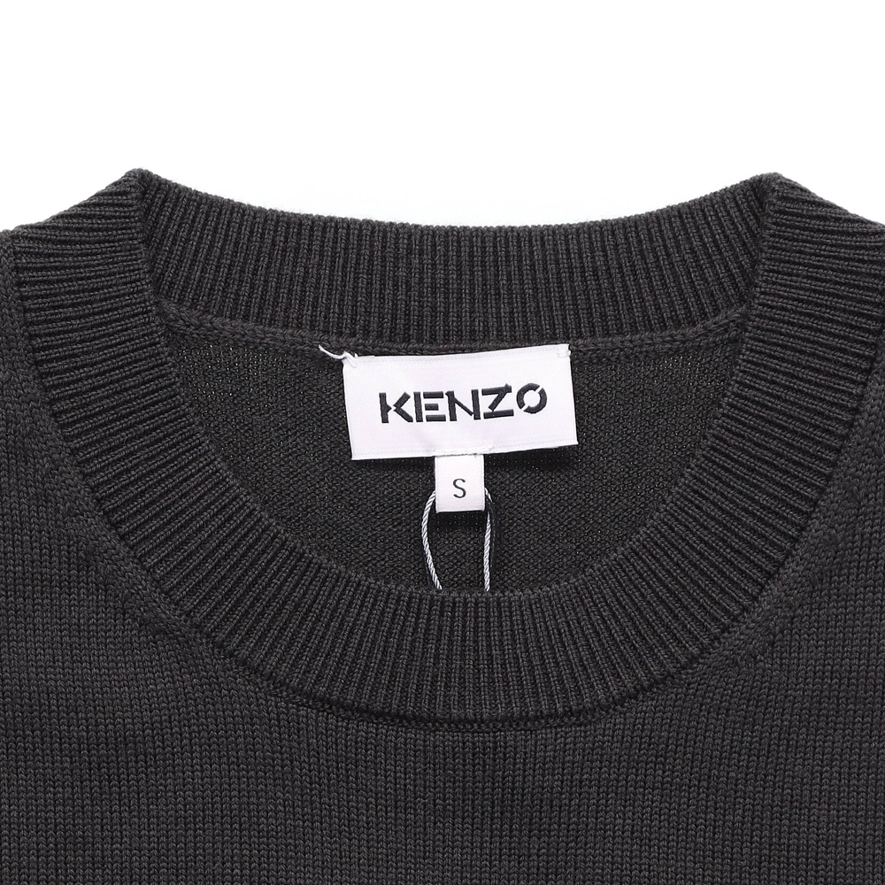 KENZO FW21 Knit Sweater Dark Green Letter Print Crewneck. FB65PU6393LA-97 圖 7