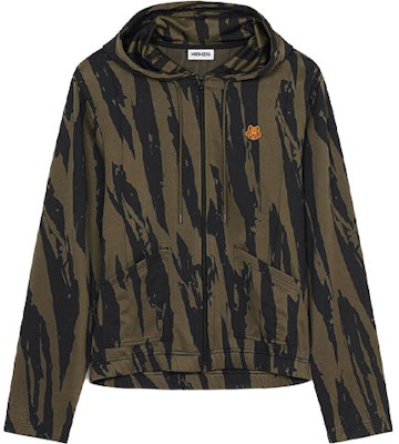 KENZO FW21 刺繡Logo連帽外套 橄欖綠 FB65BL7714CA-52 Order KENZO FW21 刺繡Logo連帽外套 橄欖綠 FB65BL7714CA-52