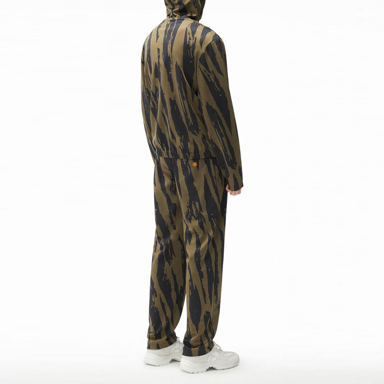 Purchase KENZO FW21 刺繡Logo連帽外套 橄欖綠 FB65BL7714CA-52