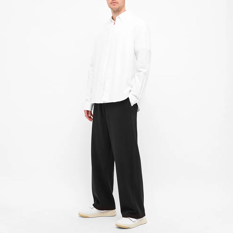 Purchase KENZO FW21 ロゴ刺繍 長袖シャツ ホワイト FB65CH4001LD-01