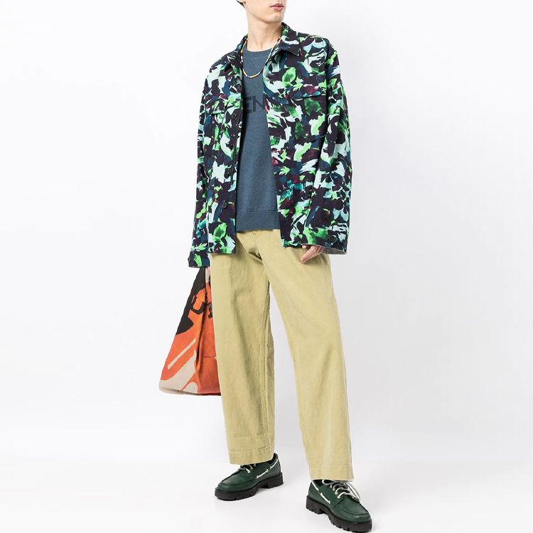 KENZO FW21 Logo Intarsia Wool Pullover Sweater Crewneck Blue FB65PU6333LB-77 圖 3