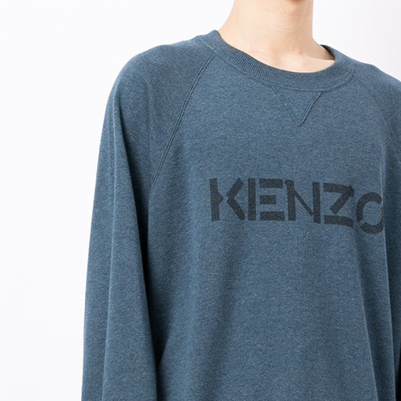 KENZO FW21 Logo Intarsia Wool Pullover Sweater Crewneck Blue FB65PU6333LB-77 圖 6
