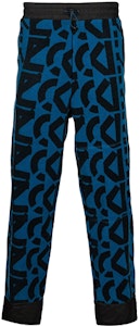 KENZO FW21 ロゴプリント フリーススウェットパンツ ブルー FB65PA7544MR-78 Order KENZO FW21 ロゴプリント フリーススウェットパンツ ブルー FB65PA7544MR-78