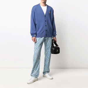 KENZO FW21 寬鬆版羊毛針織毛衣 藍色 FB65CA6353TA-72 Lookbook KENZO FW21 寬鬆版羊毛針織毛衣 藍色 FB65CA6353TA-72